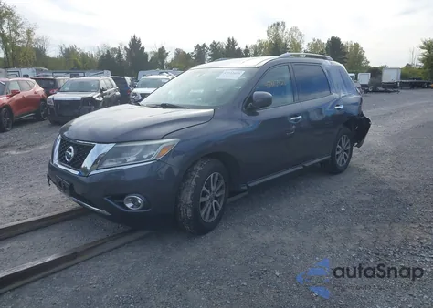2014 Nissan Pathfinder Sv z USA, uszkodzony, nr VIN 5N1AR2MM9EC732714